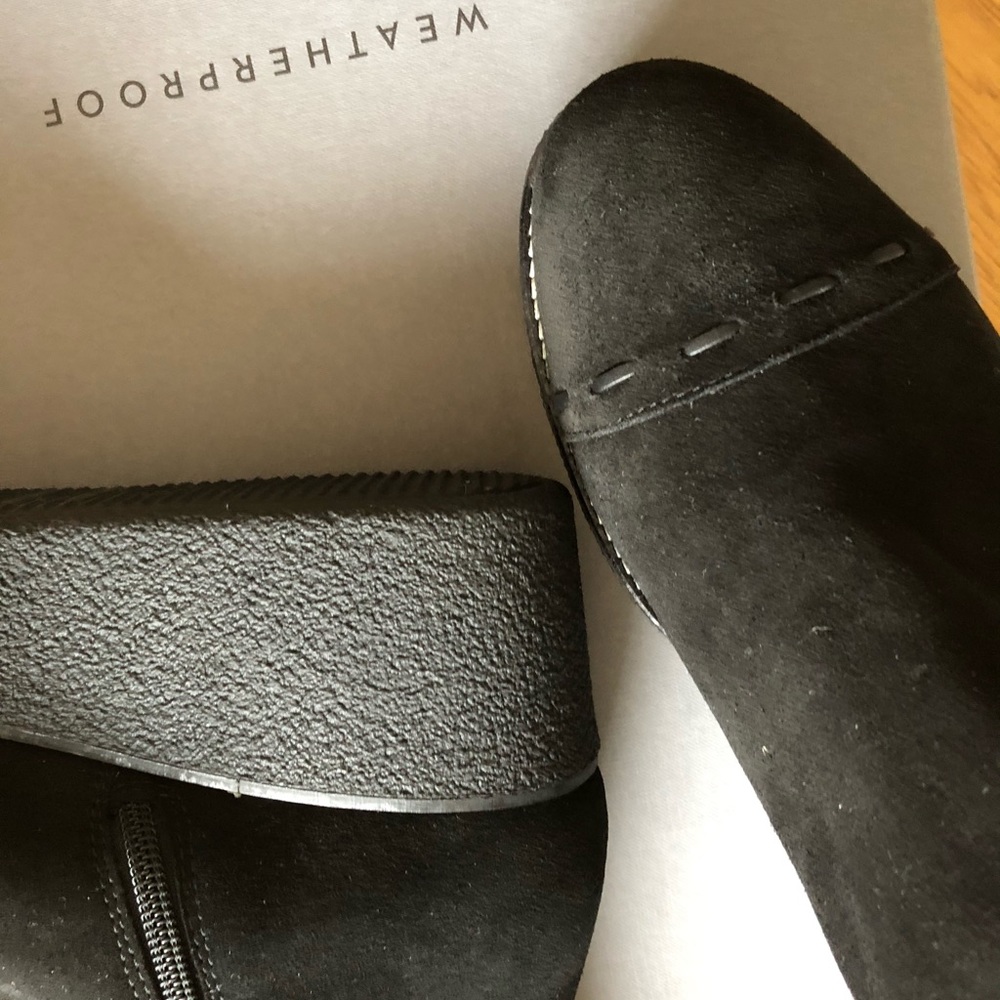 New Aquatalia Venus Black Tall Boots, Size 9.5 - Picture 3 of 13